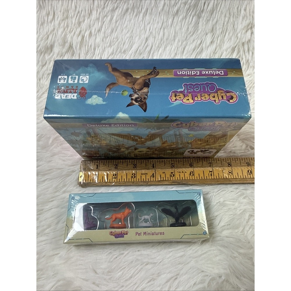 Cyber Pet Quest Deluxe Edition Board Game + Sealed Pet Meeples New - Picture 6 of 6